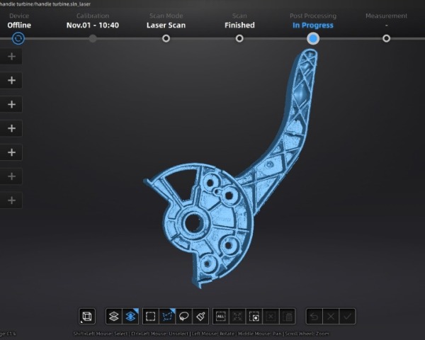 3D Reverse Engineering Scanning Prototype